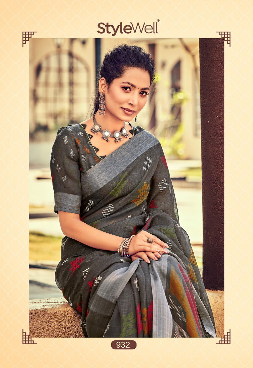 Stylewell Anupama 4 Fancy Ethnic Wear Wholesale Designer Printed Sarees Catalog